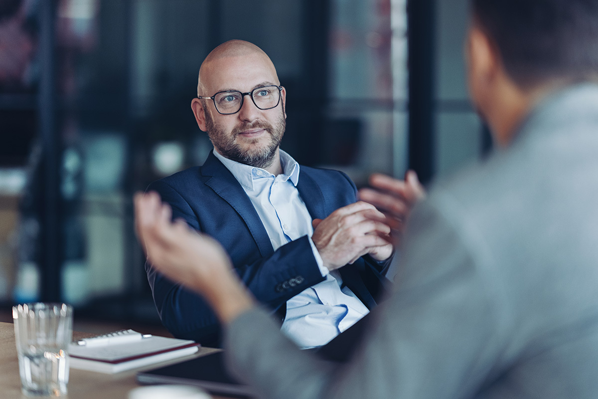 Supervisor holding an accountability conversation