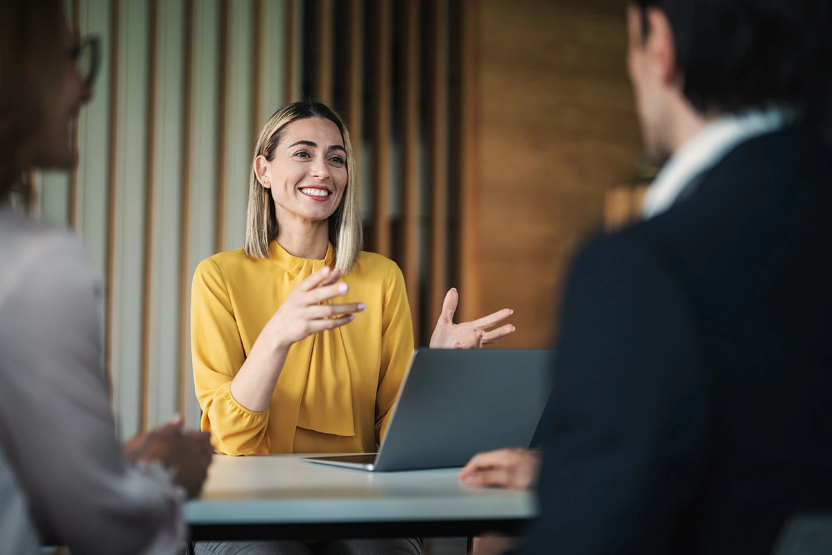 Frontline leader or supervisor working with employees
